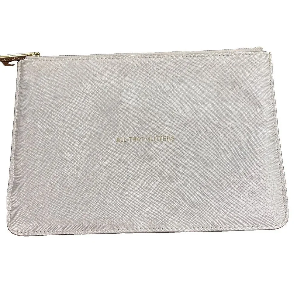 Katie Loxton London “All That Glitters” Makeup Cosmetic Bag Pouch Clutch 6” X 9”